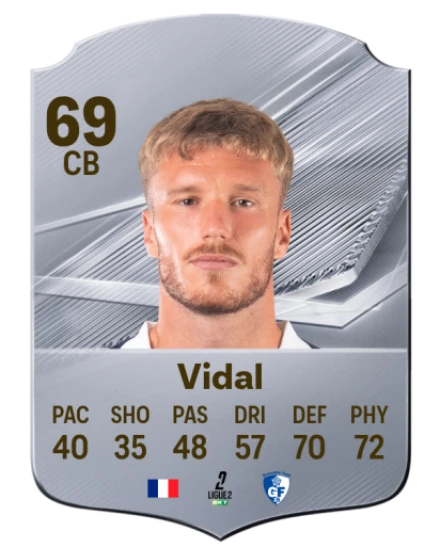 Vidal 69 Common CB FC 26 card