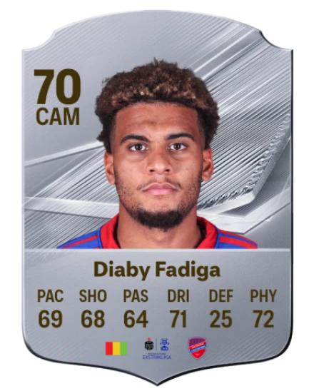 Diaby Fadiga 70 Common CAM FC 26 card