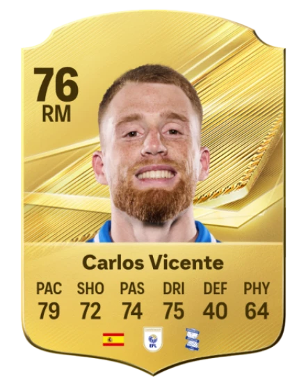 Carlos Vicente 76 Common RM FC 26 card