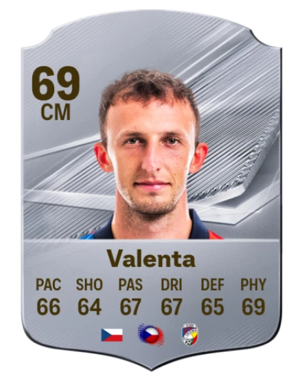 Valenta 69 Rare CM FC 26 card