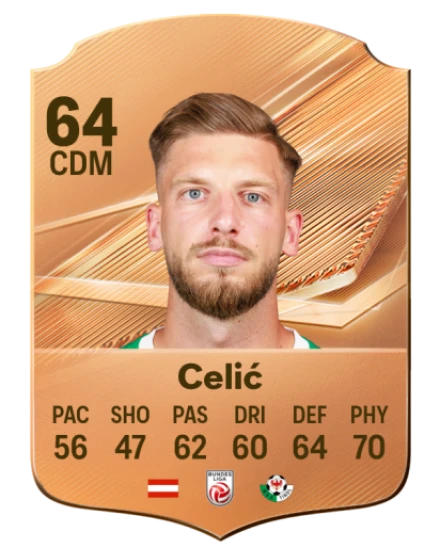 Celić 64 Common CDM FC 26 card