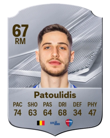 Patoulidis 67 Common RM FC 26 card