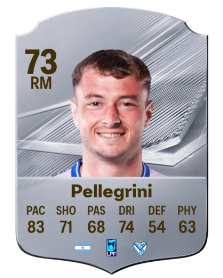 Pellegrini 73 Common RM FC 26 card