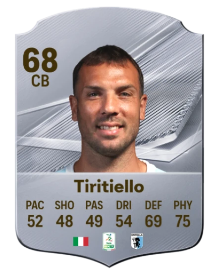 Tiritiello 68 Common CB FC 26 card