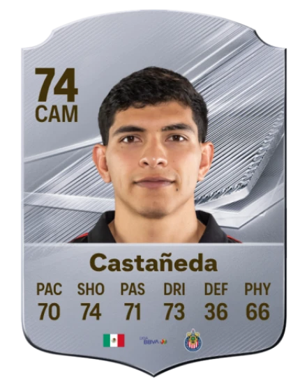 Castañeda 74 Common CAM FC 26 card