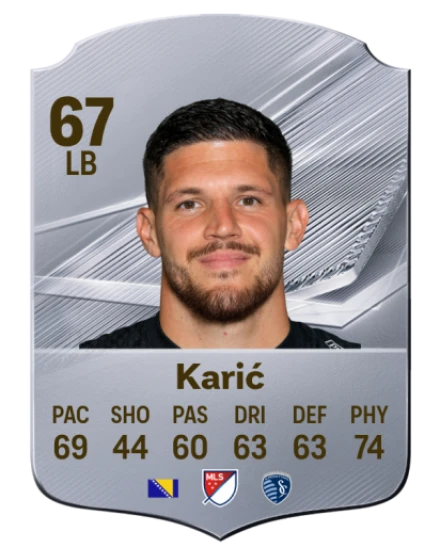 Karić 67 Common LB FC 26 card