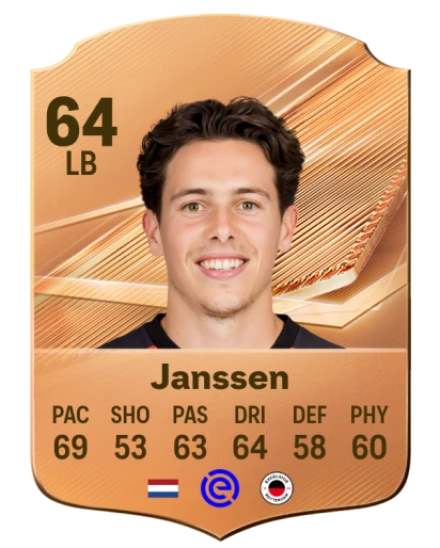 Janssen 64 Common LB FC 26 card