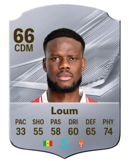 Loum 66 Silver CDM FC 27 card