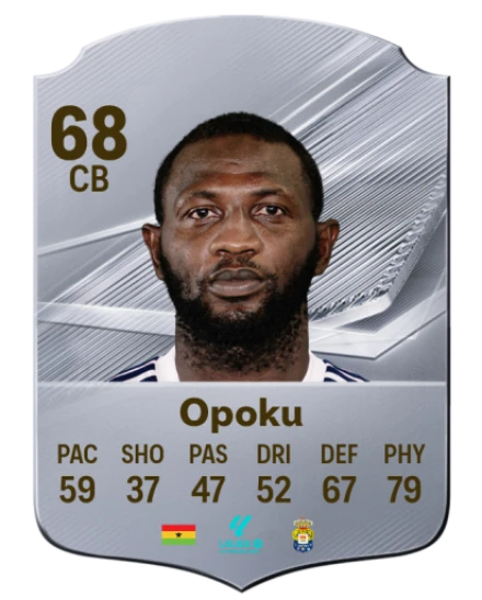 Opoku 68 Silver CB FC 27 card