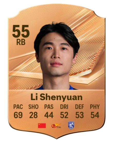 Li Shenyuan 55 Bronze RB FC 27 card
