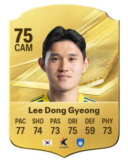 Lee Dong Gyeong 75 Common CAM FC 26 card