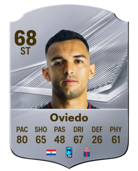Oviedo 68 Silver ST FC 27 card