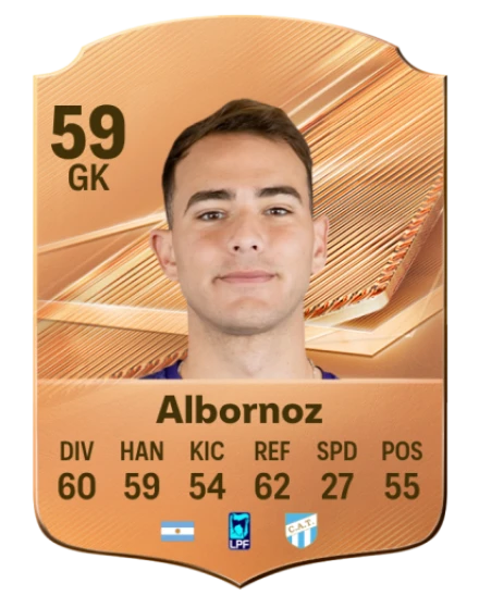 Albornoz 59 Bronze GK FC 27 card