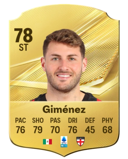 Giménez 78 Gold ST FC 27 card