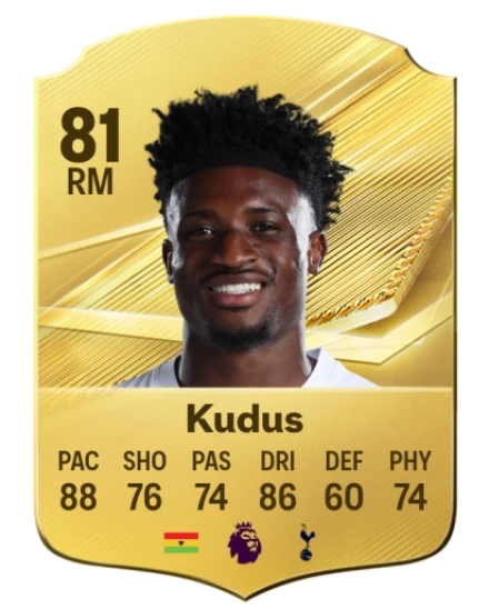 Kudus 81 Common RM FC 26 card