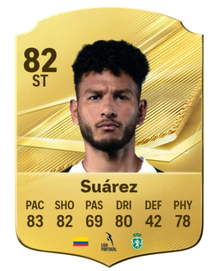 Suárez 82 Common ST FC 26 card