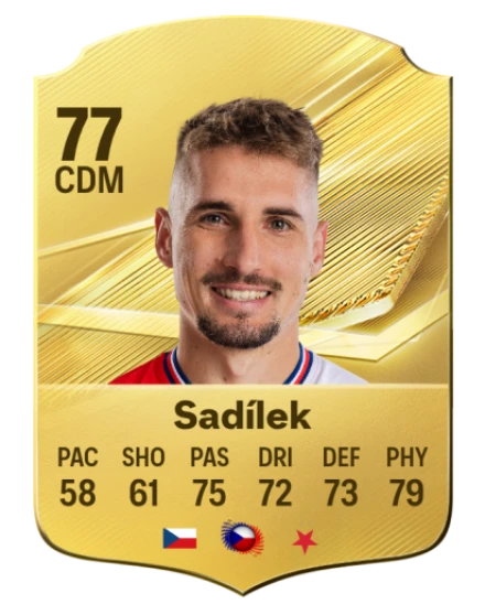 Sadílek 77 Common CDM FC 26 card