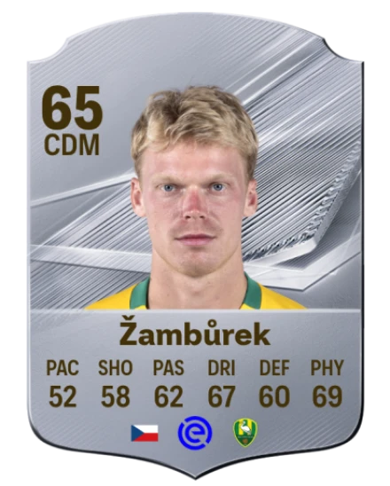 Žambůrek 65 Common CDM FC 26 card