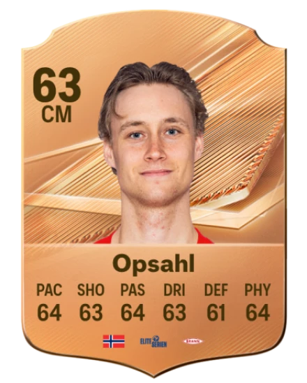 Opsahl 63 Bronze CM FC 27 card