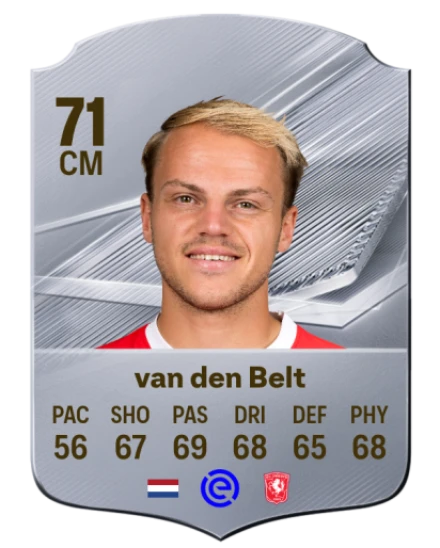 van den Belt 71 Silver CM FC 27 card