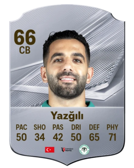 Yazğılı 66 Silver CB FC 27 card