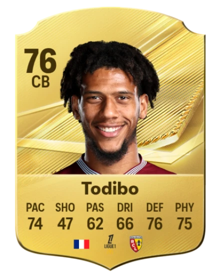 Todibo 76 Rare CB FC 26 card