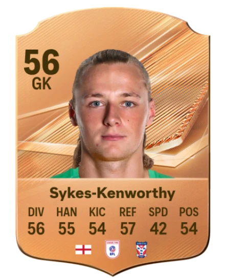 Sykes-Kenworthy 56 Bronze GK FC 27 card