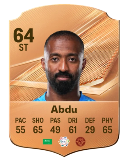 Abdu 64 Common ST FC 26 card