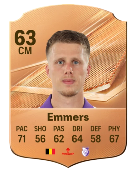 Emmers 63 Bronze CM FC 27 card