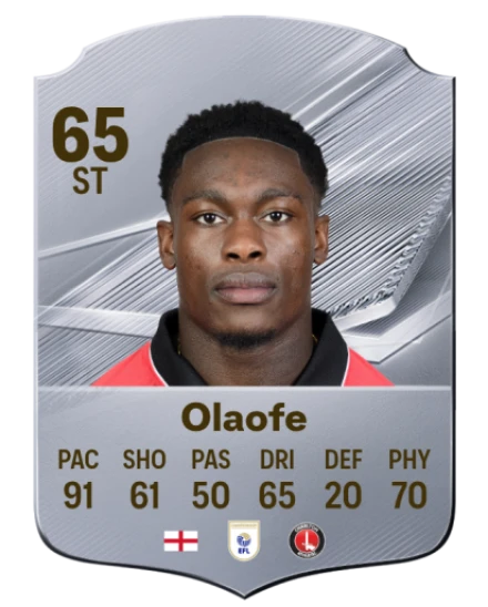 Olaofe 65 Silver ST FC 27 card