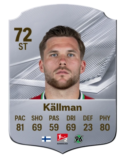Källman 72 Common ST FC 26 card