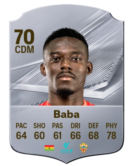 Baba 70 Silver CDM FC 27 card