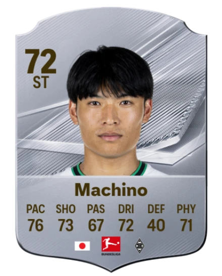Machino 72 Silver ST FC 27 card