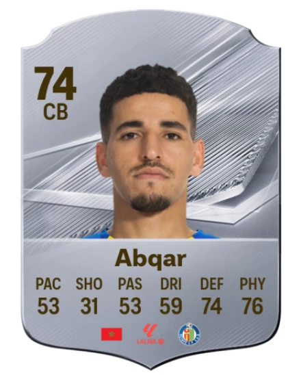 Abqar 74 Silver CB FC 27 card