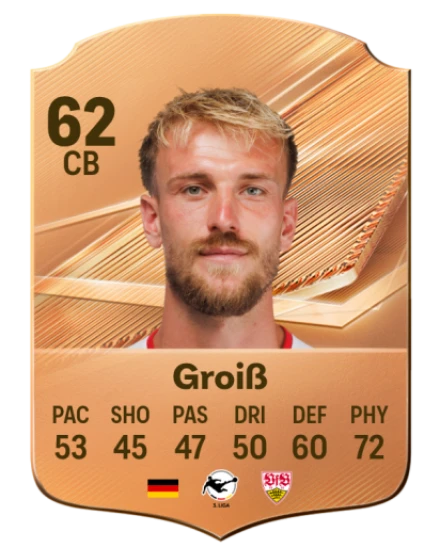 Groiß 62 Common CB FC 26 card