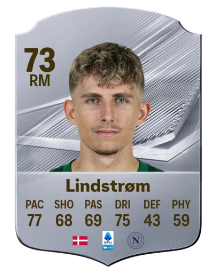 Lindstrøm 73 Rare RM FC 26 card