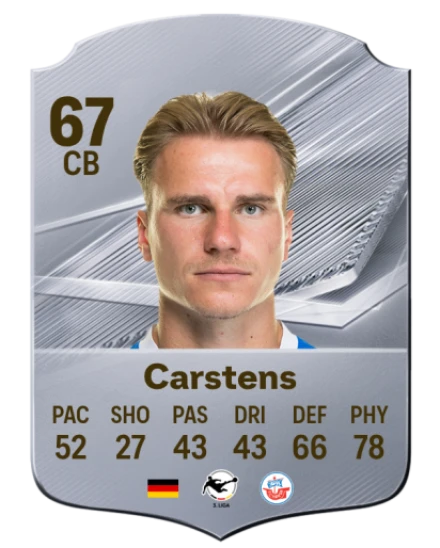 Carstens 67 Common CB FC 26 card