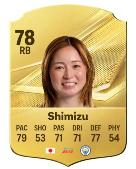 Shimizu 78 Gold RB FC 27 card