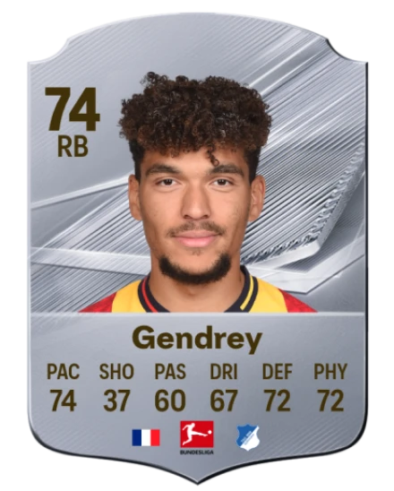 Gendrey 74 Silver RB FC 27 card