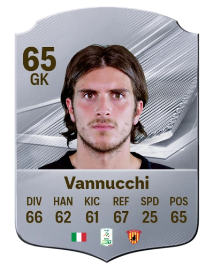 Vannucchi 65 Silver GK FC 27 card