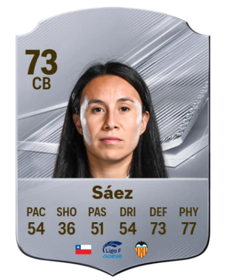 Sáez 73 Common CB FC 26 card