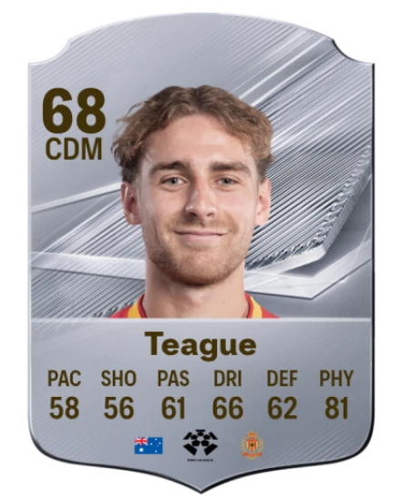 Teague 68 Common CDM FC 26 card