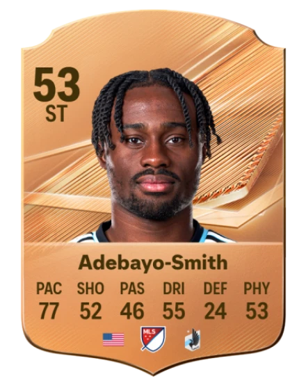 Adebayo-Smith 53 Bronze ST FC 27 card