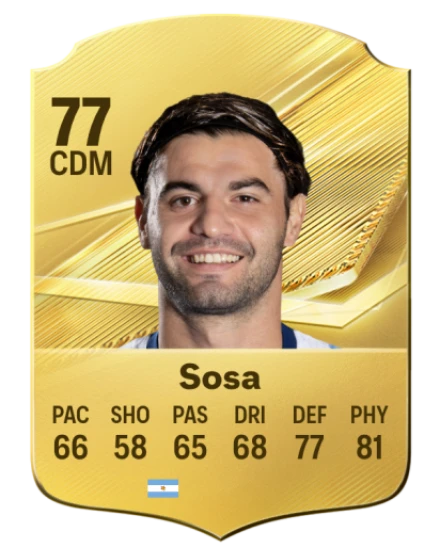 Sosa 77 Rare CDM FC 26 card