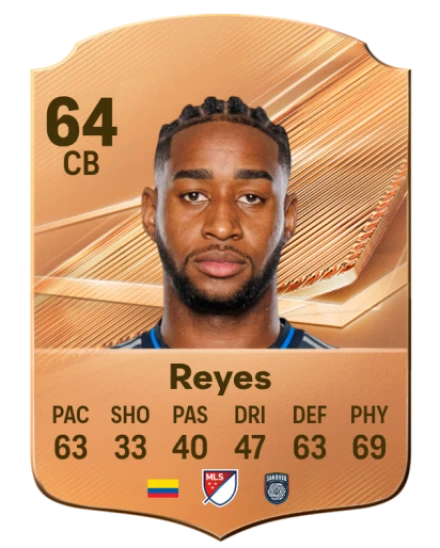 Reyes 64 Bronze CB FC 27 card