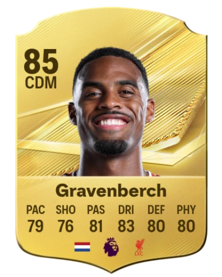 Gravenberch 85 Common CDM FC 26 card