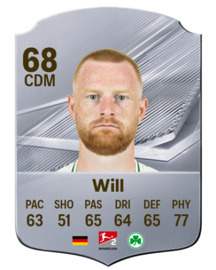 Will 68 Common CDM FC 26 card
