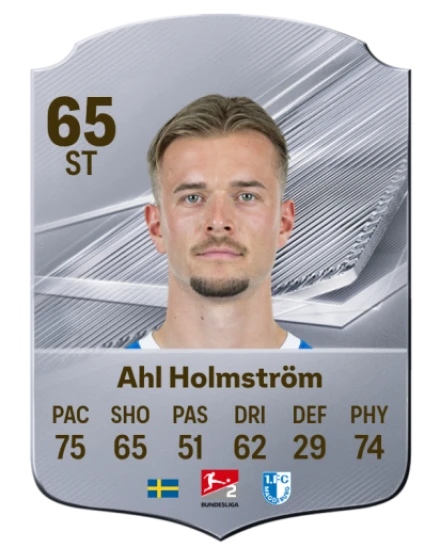 Ahl Holmström 65 Silver ST FC 27 card