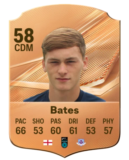 Bates 58 Bronze CDM FC 27 card