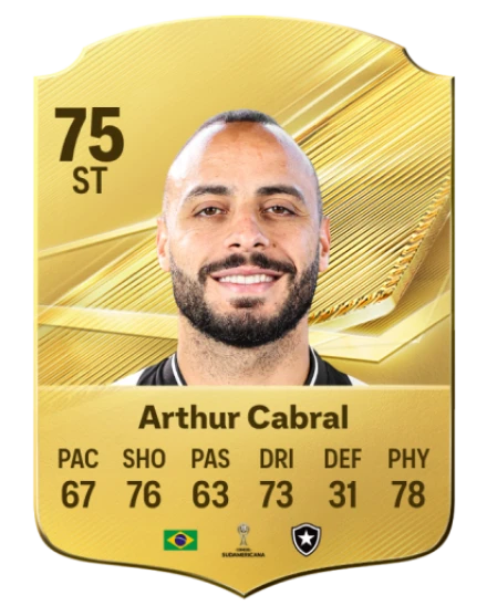 Arthur Cabral 75 Common ST FC 26 card